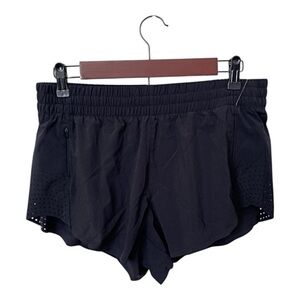 Athleta Hustle 3" Shorts Black Sz Medium Athletic Workout Run